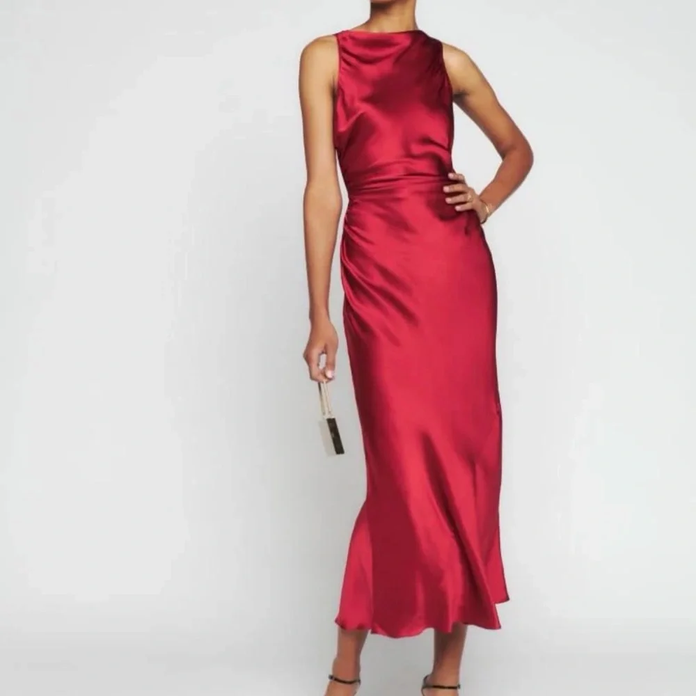 Reformation Cassette Silk Dress - Picture 4 of 5